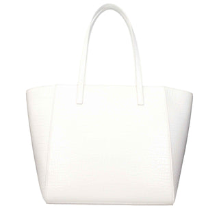 Karl Lagerfeld White Polyethylene Shoulder Bag