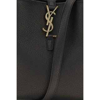 Saint Laurent Black Calf Leather Bos Taurus Shoulder Bag