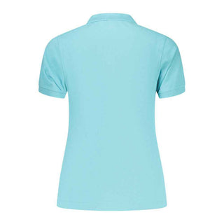 Norway 1963 Azzurro Cotton Womens Polo