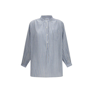Marant Etoile Blue Cotton Blouse