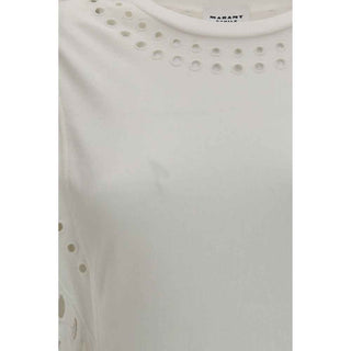 Marant Etoile White Cotton Casual Dress