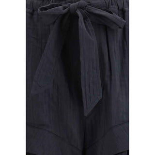Marant Etoile Black Viscose Bermuda Shorts