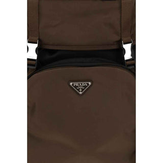 Prada Brown Recycled Polyamide Backpack