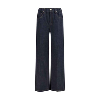 Brunello Cucinelli Blue Cotton Jeans Denim