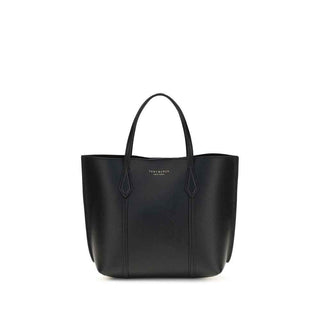 Tory Burch Black Calf Leather Bos Taurus Handbag