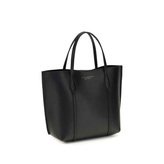 Tory Burch Black Calf Leather Bos Taurus Handbag