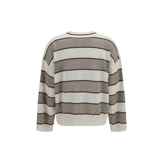 Brunello Cucinelli Beige Wool Oves Aries Sweatshirt