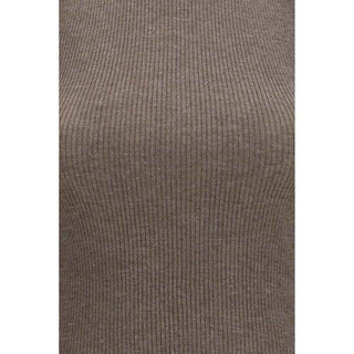 Brunello Cucinelli Brown Cashmere Sleeveles Sweater