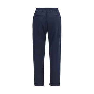 Brunello Cucinelli Blue Polyamide Casual Pants