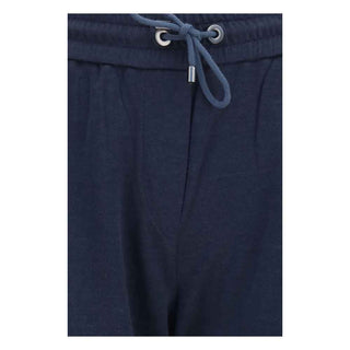Brunello Cucinelli Blue Polyamide Casual Pants