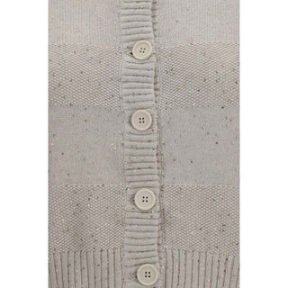 Brunello Cucinelli Beige Cotton Sweatshirt