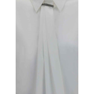 Brunello Cucinelli White Cotton Dress Shirt