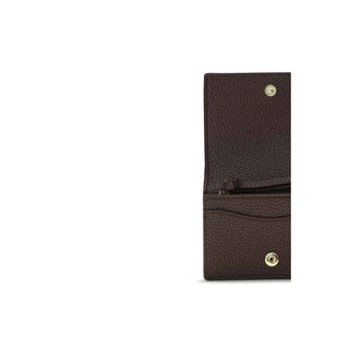 Ganni Brown Recycled Polyester Wallet