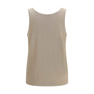 Brunello Cucinelli Beige Cashmere Tank Tops