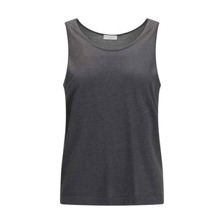 Brunello Cucinelli Gray Cashmere Tank Tops