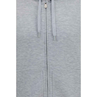 Brunello Cucinelli Gray Cotton Sweatshirt