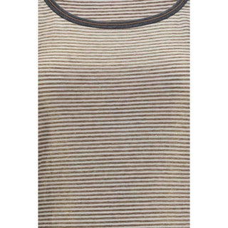 Brunello Cucinelli Beige Linen Tank Tops