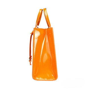 Marc Jacobs Mini Grind Scorched Patent Leather Crossbody Tote Bag Purse