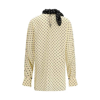 Valentino Beige Silk Blouse