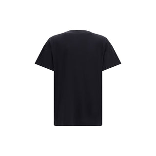 Ganni Black Cotton T-Shirt
