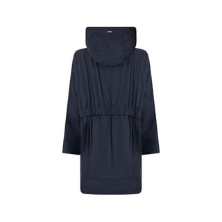 Herno Blue Elastane Coat