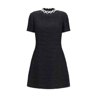Valentino Black Cotton Casual Dress