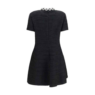 Valentino Black Cotton Casual Dress