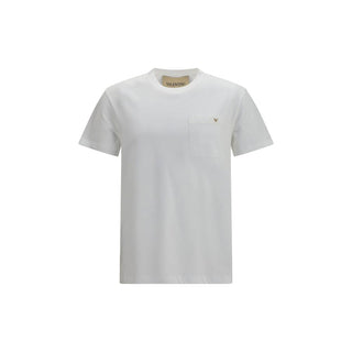Valentino White Cotton T-Shirt