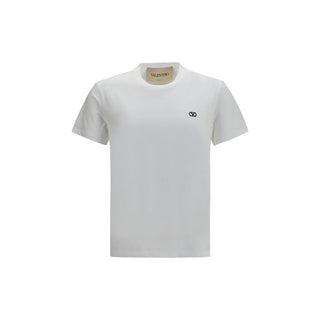Valentino White Cotton T-Shirt