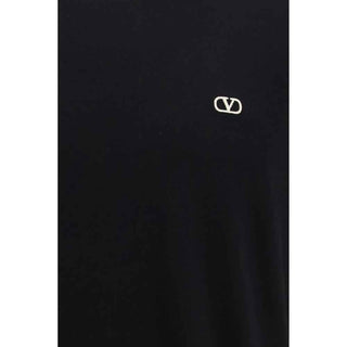 Valentino Black Cotton T-Shirt