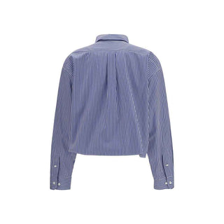 Miu Miu Blue Cotton Dress Shirt