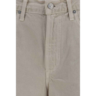 Citizens of Humanity Beige Cotton Jeans Denim