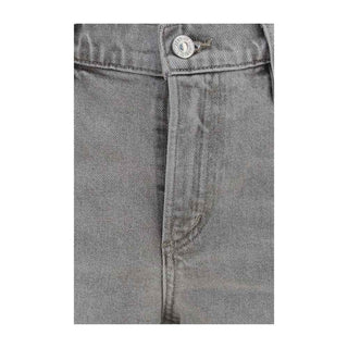 Citizens of Humanity Gray Cotton Straight-Leg Jeans