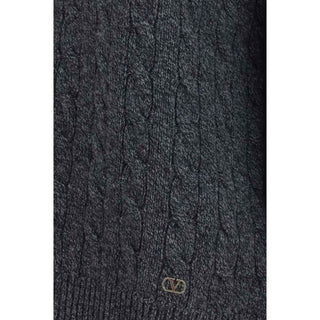 Valentino Gray Wool Oves Aries Sweatshirt
