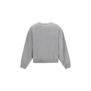 Ganni Gray Cotton Sweatshirt