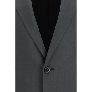 Valentino Gray Wool Oves Aries Jacket