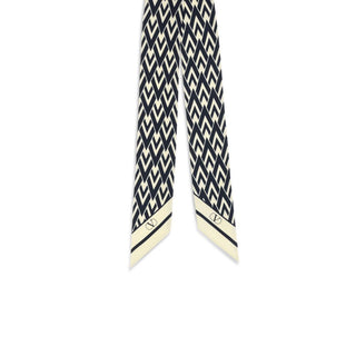 Valentino Garavani Blue Silk Scarf