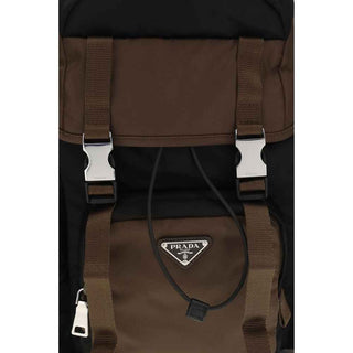 Prada Brown Recycled Polyamide Backpack