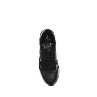 Valentino Garavani Black Polyester Athletic Sneakers