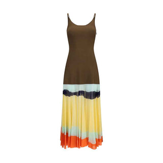 Fendi Multicolor Viscose Casual Dress