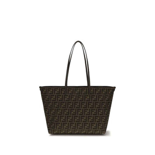 Fendi Brown Polyester Shoulder Bag