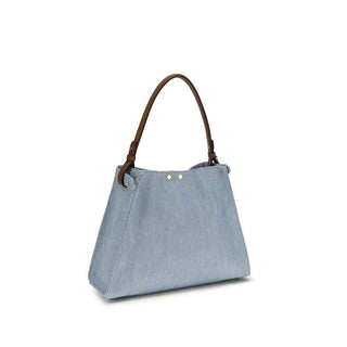 Fendi Blue Cotton Handbag