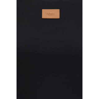 Fendi Black Cotton T-Shirt