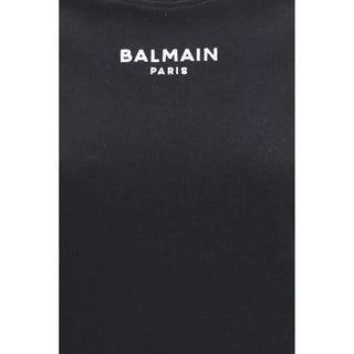 Balmain Black Cotton T-Shirt