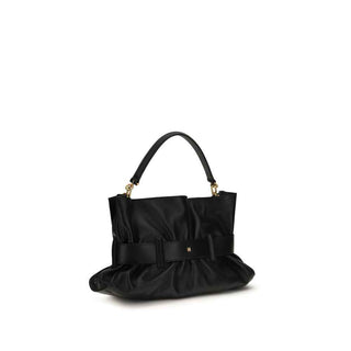 Balmain Black Calf Leather Bos Taurus Handbag