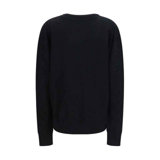 Balmain Black Wool Oves Aries Sweatshirt