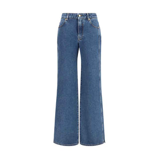 Balmain Blue Cotton Jeans Denim