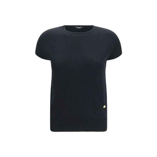 Balmain Black Wool Oves Aries Sleeveles Sweater