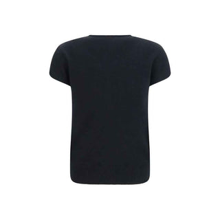 Balmain Black Wool Oves Aries Sleeveles Sweater