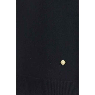 Balmain Black Wool Oves Aries Sleeveles Sweater